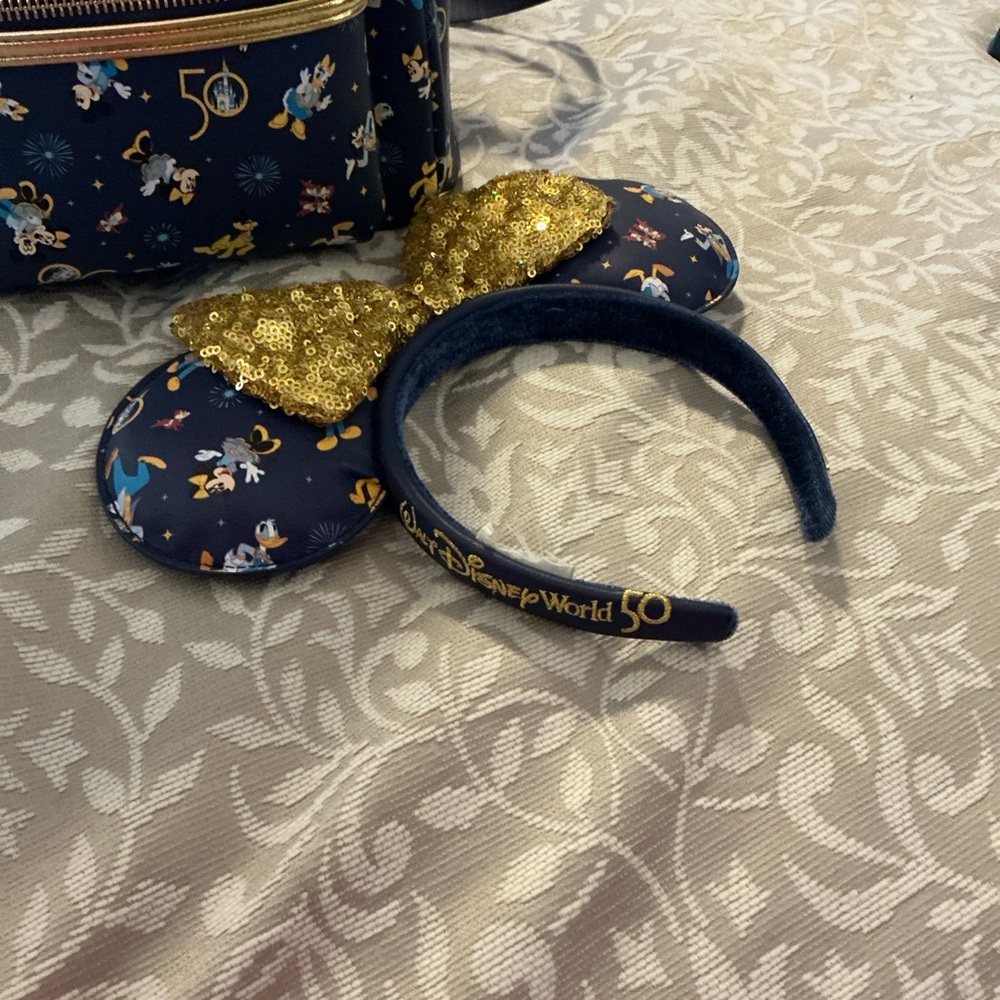 Disney’s 50th Anniversary Loungefly with Matching-ears. - Picture 9 of 10
